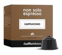 64 capsules de café compatible Nescafé Dolce Gusto - Soluble au goût de Cappuccino - Il Caffè Italiano