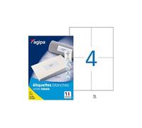Etui A5 64 étiquettes blanches 97.5*68 mm