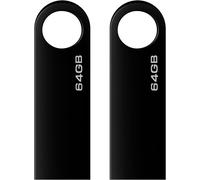 64 GB USB Flash Drive, Pack of 2 64 GB Portable USB Flash Drive with Hook Pen Drive 64 GB for Laptop/PC/Car etc.