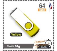 64 Go Clé USB à mémoire flash USB Jaune