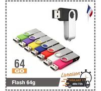 64 Go Clé USB à mémoire flash USB Noir