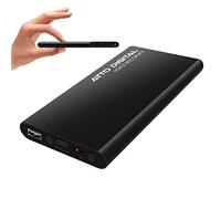 64 Go Enregistreur Vocal 14 Jours Autonomie et USB C | 5.000 mAh Enregistreur à Commande Vocale 380 Heures | Fichiers mp3 - PoweREC Atto Digital