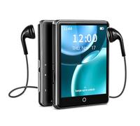 64 Go Lecteur MP3 Bluetooth 5.3 avec écran Tactile de 2,8 Pouces pour Enfants, Haut-Parleur, Radio FM, enregistreur, podomètre, vidéo et Livre électronique Carte mémoire Extensible de 128 Go
