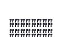 64 Pcs 15mm X 8mm Noir Pipe de Fumeur Forme PVC Batterie Terminal Isolant Recouvre Bottes