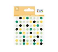 64 Perles Autocollantes - 8 Mm - Imagine Xmas
