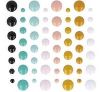 64 stickers en émail - Good vibes Multicolore G