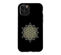 64 tétraèdres géométrie sacrée 2D Coque pour iPhone 11 Pro