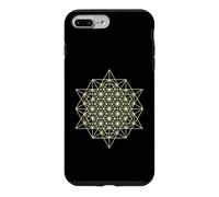 64 tétraèdres géométrie sacrée 2D Coque pour iPhone 7 Plus/8 Plus