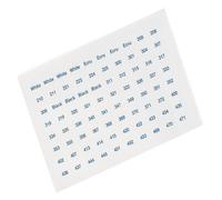 640 Étiquettes Numéro Dmc