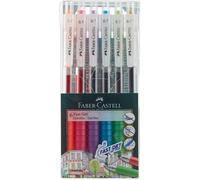 [640908] Faber-Castell Set 6 stylos roller gel