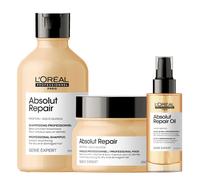 640ml L'Oréal Professionnel Paris Serie Expert Absolut Repair Care Trio Set (Shampoo 300ml + Mask 250ml + Oil 90ml)