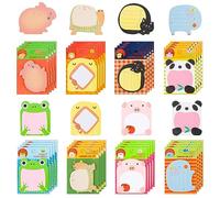640pcs Sticky Notes,32 Pièce Notes Adhésives Animales,Notes Adhésives en Forme Animaux,Post It Feuille Autocollante Design,pour les études, la maison, le bureau, la colocation ou les cadeaux