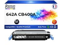 642A CB400A Toner Noir Compatible pour HP Color LaserJet CP4005 7500 Pages