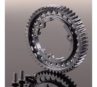 6448 Hot Racing 45#Steel 50T 1 Mod Spur Gear en acier trempé pour Traxxas 1/10 E-Revo 2.0 VXL 1/5 X-Maxx 1/7 XO-1 (54T)