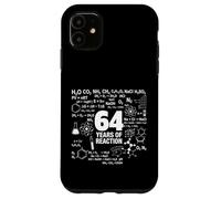 64e Anniversaire 64 Ans drôle Chimie Nerd Humour Geek Coque pour iPhone 11