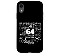64e Anniversaire 64 Ans drôle Chimie Nerd Humour Geek Coque pour iPhone XR