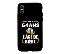 64e Anniversaire Bar bière âge 64 Ans Coque pour iPhone X/XS
