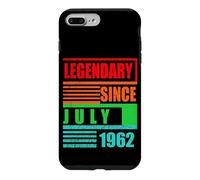 64e Anniversaire légendaire Depuis Juillet 1962 Phrase d'anniversaire Coque pour iPhone 7 Plus/8 Plus