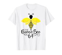 64e Anniversaire The Queen Bee is 64 Years Old Bumblebee T-Shirt