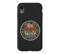 64ème Anniversaire Vintage Avril 1962 Retro Limited Edition Coque pour iPhone XR