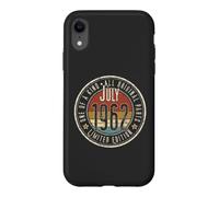 64ème Anniversaire Vintage Juillet 1962 Retro Limited Edition Coque pour iPhone XR