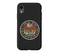 64ème Anniversaire Vintage mai 1962 rétro édition limitée Coque pour iPhone XR