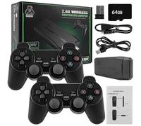 (64g) 20000+ 4k Hdmi Tv Video Game Stick Retro Gaming Console W/ 2 Wireless Controller 4k Game Stick, Tao Bx5