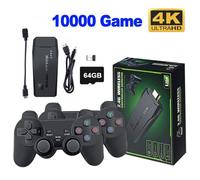 64g - Console de Jeu Vidéo Rétro 4K HD 2.4G double manettes pour PS1-GBA Intégrée 10000+ Jeux Retro HD-OUT