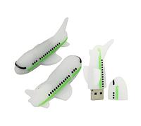 64GB Avion Forme des clefs USB, Stylo Drive Memoria Flash Reste pendrives Disque Flash USB clé USB u Disquette clé USB USB 2.0 Pen Drive pendrive (Green)