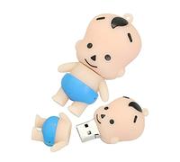 64GB bébé Flash clé USB en Forme de mémoire Thum Drive clé USB USB Flash Disk u Disk Pen clé USB en Forme de Disque de Stockage Externe pendrive mémoire Flash USB (Blue)