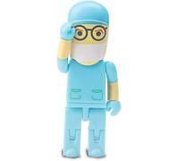 64GB Cute Doctor Model USB 2.0 Flash Drive for External Data Storage,Blue