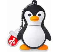 64GB Cute Penguin Design USB 2.0 Flash Drive for External Data Storage