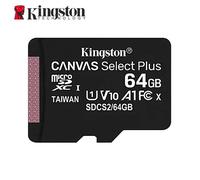 ( 64GB) Kingston carte mémoire 128GB 256GB MicroSD TF 64GB U1 V30 A1 MicroSD SDCS2 100Mb vitesse de lecture classe 10 Flash Micro carte pour téléphone
