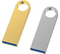 64GB Metal USB 3.0 Flash Drive 64GB Waterproof Mini USB Flash Drives 64GB 3.0 for PC, Laptop, Computer Data Storage, Key Ring