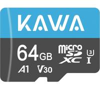 64GB Micro SD Card, High Endurance Video Surveillance Card, MicroSDXC Flash Memory Card, A1, U3, Class10, V30, High Speed TF Card for DashCam, Security Camera, Baby Monitor
