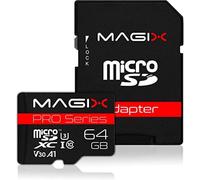 64GB microSD Memory Card Class 10 V30 U3, Read Speed Up to 95MB/s, PRO Series (SD Adapter Included)