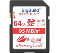 64GB U3 95MB/s Memory Card for Canon PowerShot SX420 is, SX430 is, SX520 HS, SX530 HS, SX540 HS, SX60 HS, SX610 HS, SX620 HS, SX710 HS, SX720 HS, SX730 HS, SX740 HS Camera