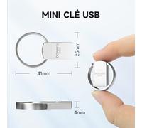 64GB USB 2.0 Flash Drive 64GB Mini USB Flash Drive with External Memory High Speed USB Flash Drive Compatible with Computer/PC/Smartphone