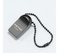 64GB USB 2.0 Metal Flash Drive 64GB Mini Portable Memory Stick (Black)