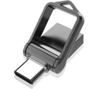 64GB USB 3.0 64GB 2 in 1 Memory Stick OTG Flash Drive 64 Giga 3.1 U Disk Key Ring High Speed Waterproof Double for MacBook Samsung S8/S9 Huawei P9/P10/P20