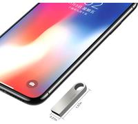 64GB USB Flash Drive 64GB Mini USB 2.0 Flash Drive Memory Stick 64 GB with Hook for Laptop/PC/Car etc