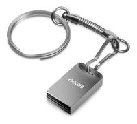 64GB USB Flash Drive, 64GB Mini USB Flash Drive, 64GB Portable USB Flash Drive, 64GB Keychain with Pendant for Laptop/PC/Car, etc (Grey)