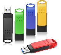 64GB USB Flash Drives,USB 3.0 Flash Drives Pack of 5 64GB High Speed 85MB/s Multicolour Flash Drive 128 Giga Cheap Compatible with Computer,Game Console,PC