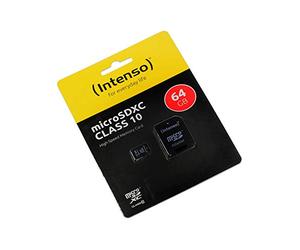 64Go Carte mémoire Compatible avec Kyocera S6, microSDXC, Classe 10, HighSpeed, avec Adaptateur SD