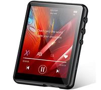 64Go Lecteur MP3 avec Bluetooth 5.3, Lecteur Audio sans Perte HiFi avec Haut-Parleur, 2.4 in Ecran Tactile Complet, Radio FM, Line-in enregistreur Vocal, E-Book, Prise en Charge jusqu'à 128 Go