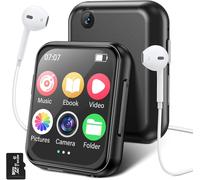 64Go Lecteur Mp3 Bluetooth 5.4, 2.0"" Mp3 Player Sans Perte Hifi Mp4 Baladeur Avec Caméra, Photo Album, Enregistreur, Haut Parleur, Radio Fm (A30)