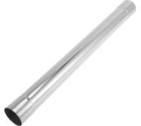64mm 2.5" OD Tube D’Échappement Droite En Acier Inoxydable Mandrin Longueur 22 Pouces DIY Custom Tubage Pour Voiture Avec Extrémités Doublement Coupées Et Polies Ton Argenté