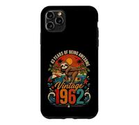 64th Birthday Retro Sloth Tropical Vintage 1962 64 Years Old Coque pour iPhone 11 Pro Max