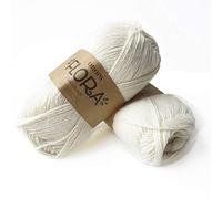 65% laine 35% alpaga, Gouttes Flora, 1 ou Superfine, Poids des doigts, 4 plis, 1,8 oz 230 verges par pelote 01 Blanc cassé.