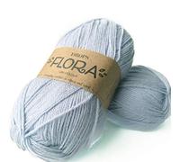 65% laine 35% alpaga, Gouttes Flora, 1 ou Superfine, Poids des doigts, 4 plis, 1,8 oz 230 verges par pelote 14 Ice Blue